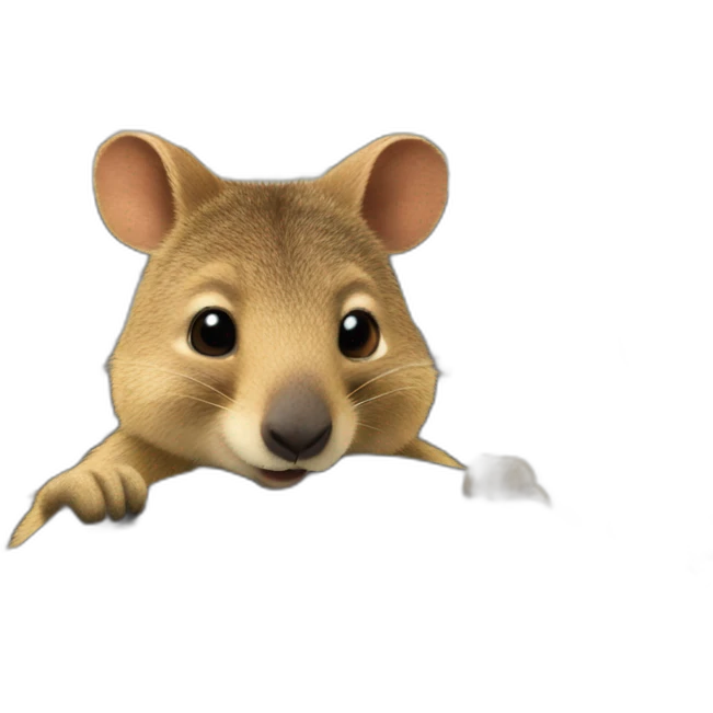 quokka wallaby driving in car emoji