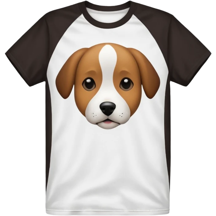 t-shirt with dog on front emoji