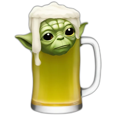 Yoda beer emoji