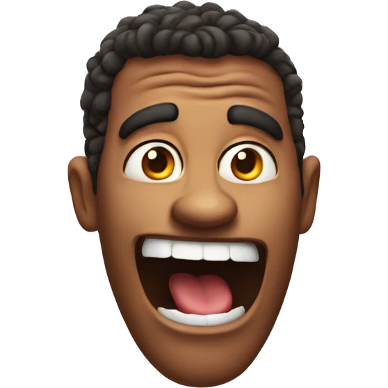 silly crazy face emoji
