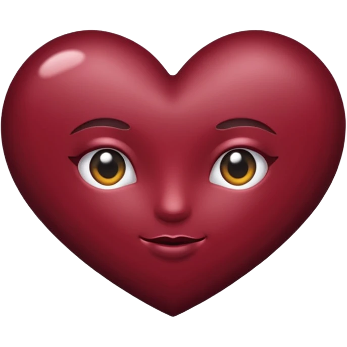Love burgandy emoji