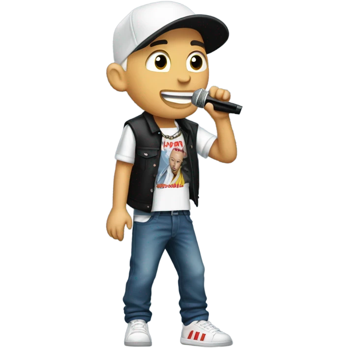 Eminem rapping emoji