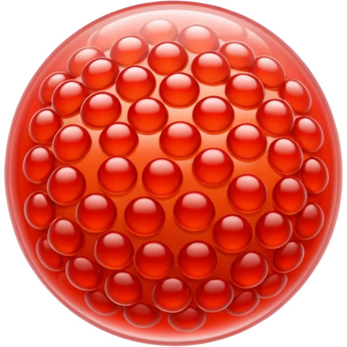 red caviar emoji