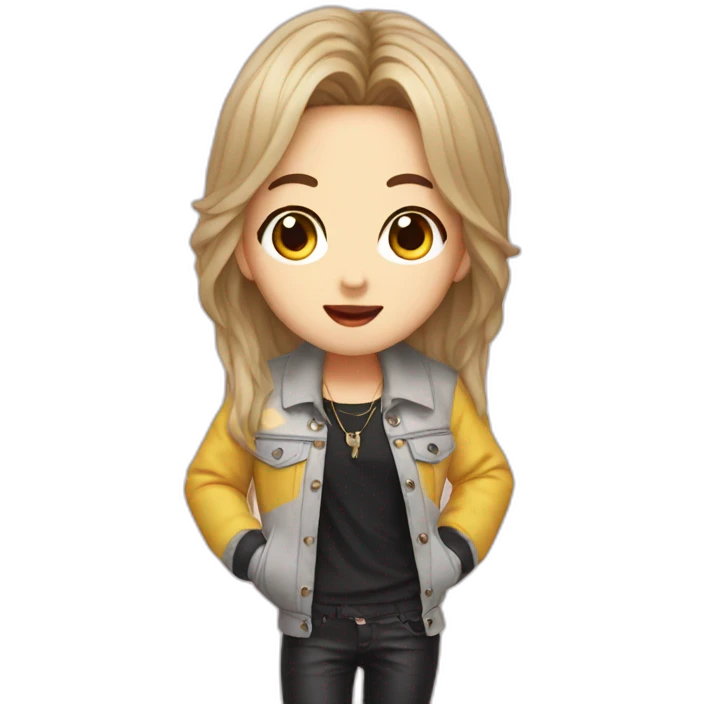 k-pop star emoji