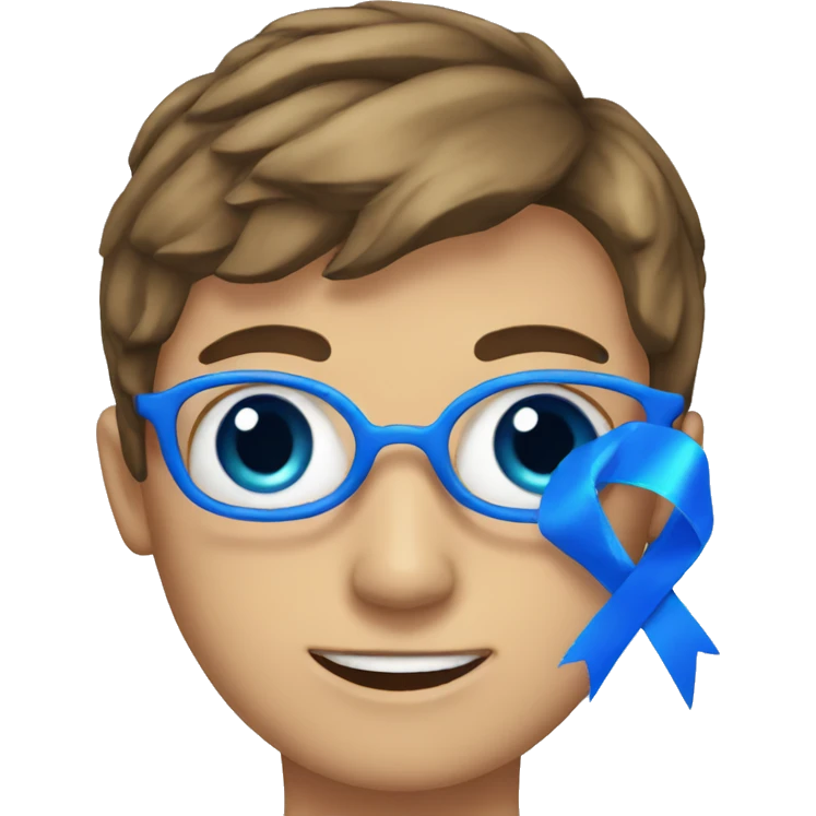 Blue ribbon  emoji
