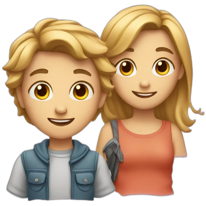 boy amd girl emoji