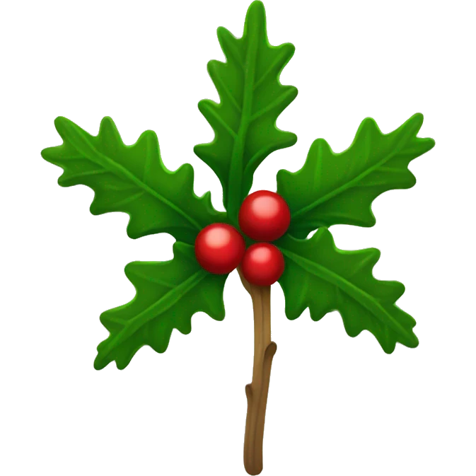 Christmas Mistletoe emoji