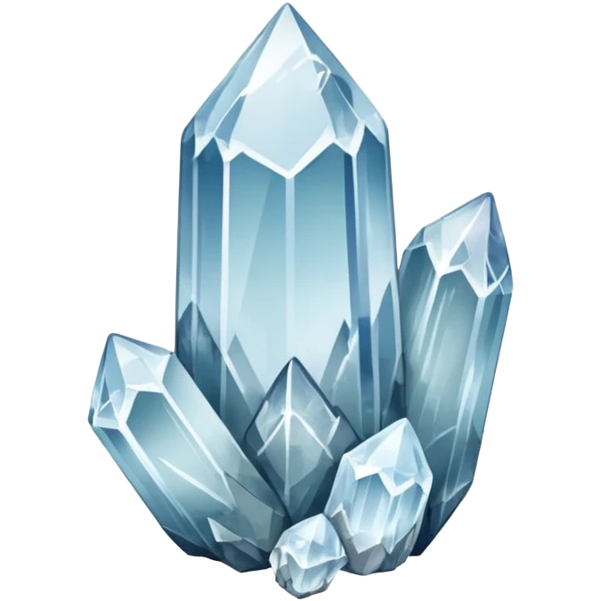 raw quartz crystal emoji