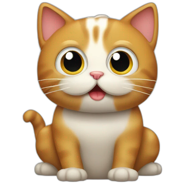 cat pooping emoji
