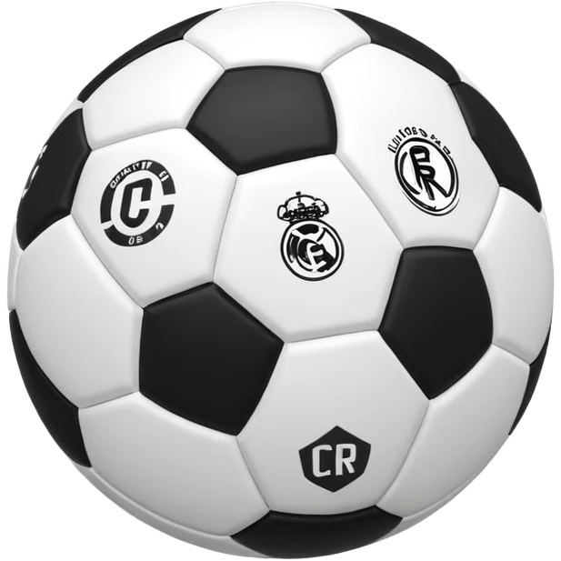 Sa un emoji de balón de CR7  emoji