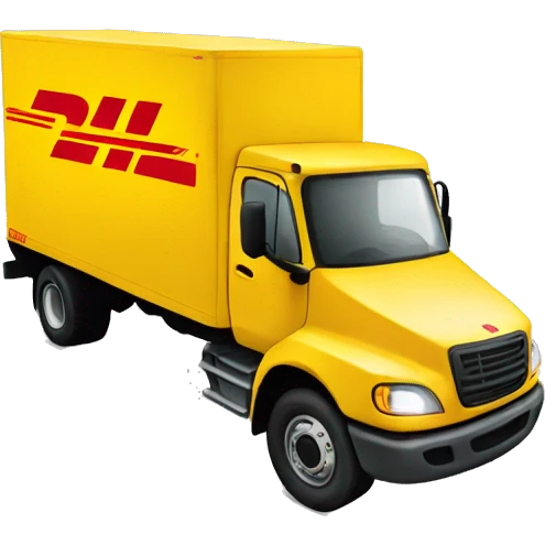 DHL truck emoji