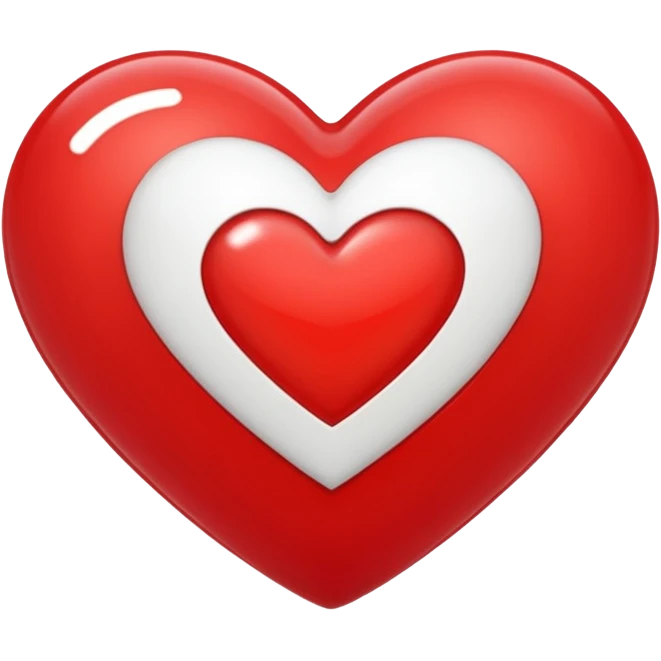 red heart with a white plus on it not a cross emoji
