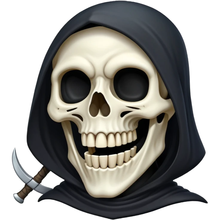 Grim reaper laughing  emoji