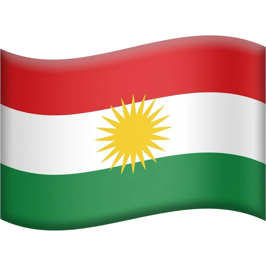 Kurdish flag emoji