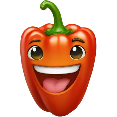 pepper smiling emoji