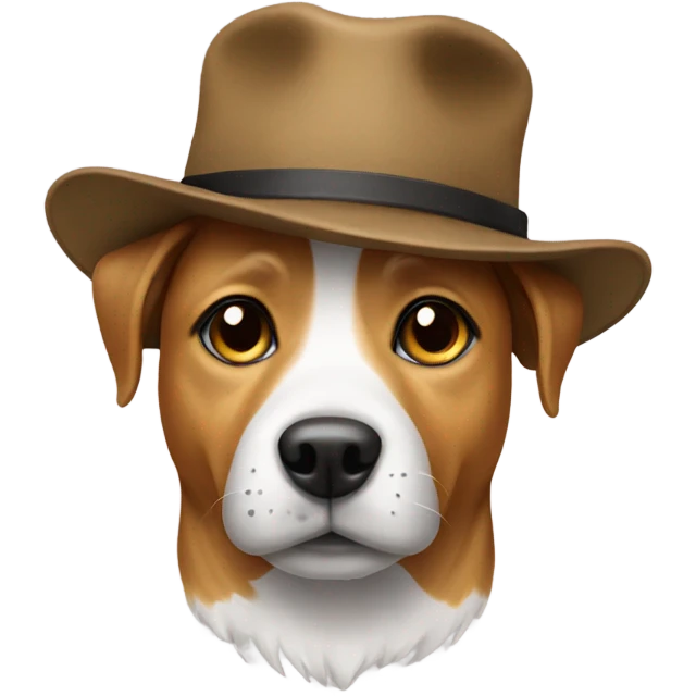 Dog wearing a hat  emoji