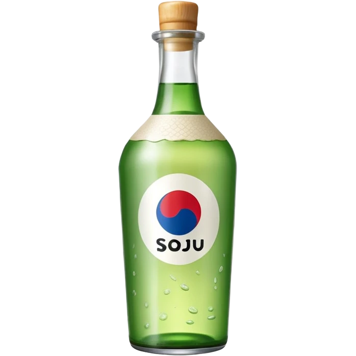 (korean alchol)soju emoji