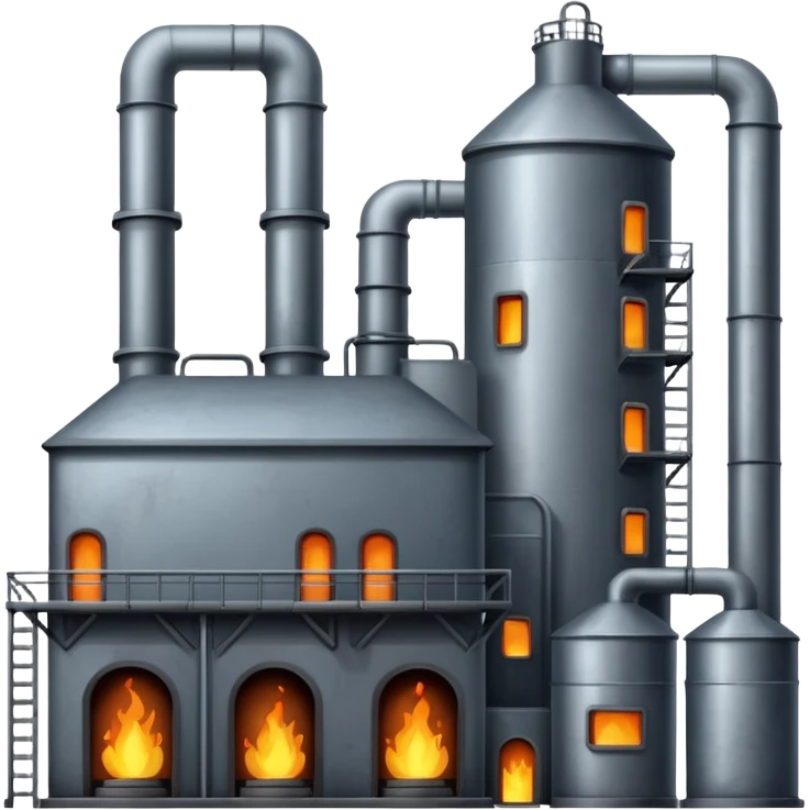 factory with furnaces emoji