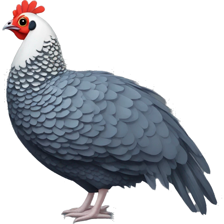 guinea fowl emoji