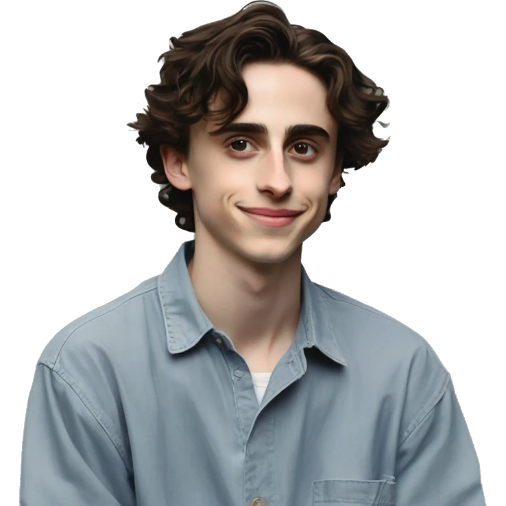Timothée Chalamet in Call Me By Your Name emoji