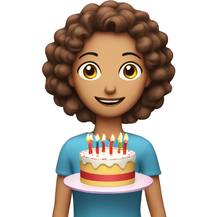 Birthday cake 14 emoji
