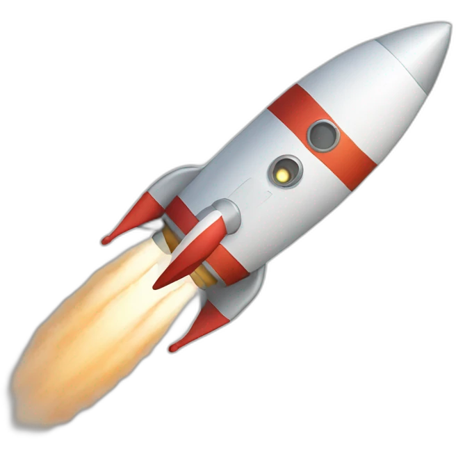rocket flying emoji