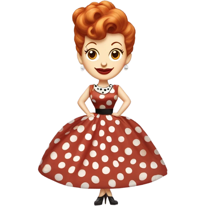 Ghost of Lucille ball emoji