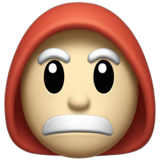 shy guy from mario emoji