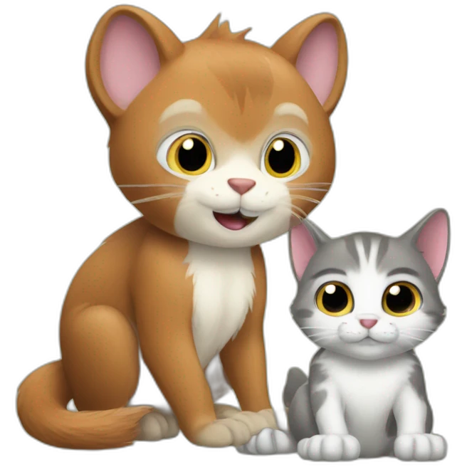 squirrel cat and kong emoji