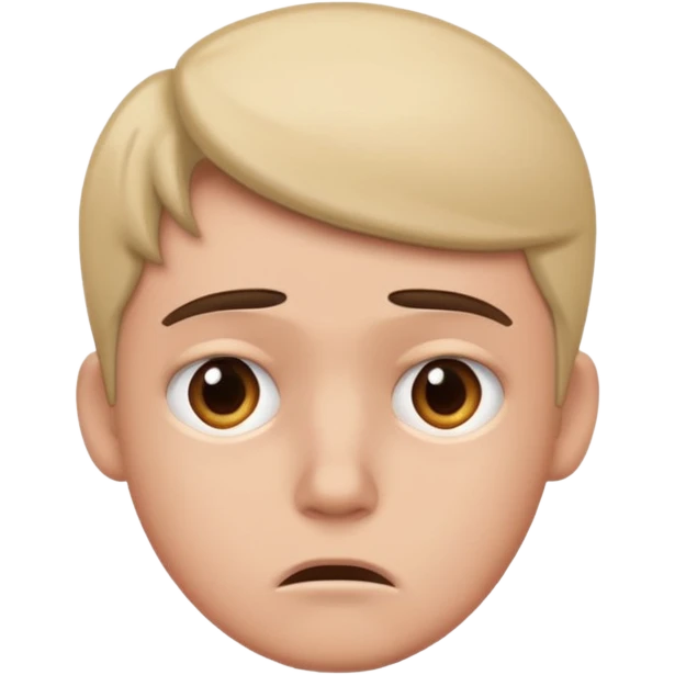 "I have felt anxious about my futere since the start of the year" emoji