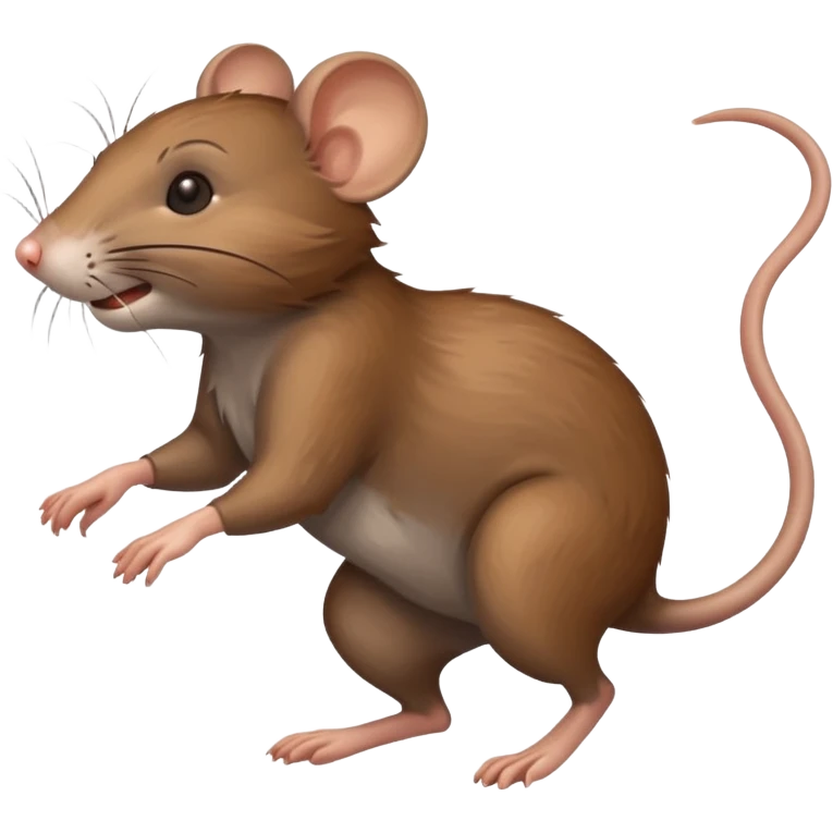 rat running on 4 emoji