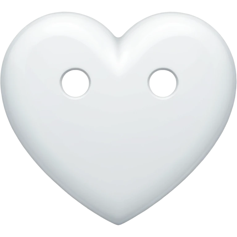 Coração branco emoji