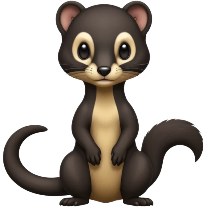 black Weasel emoji