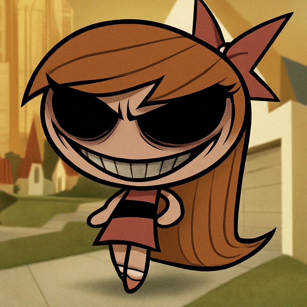 Make the eyes much darker and more menacing, and exaggerate the sinister grin for a truly scary, unsettling look. Add subtle shadowing around the eyes and mouth for extra intensity. Keep the picture quality and style exactly the same. No other changes. emoji