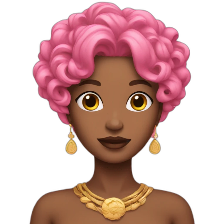 goddess pink emoji