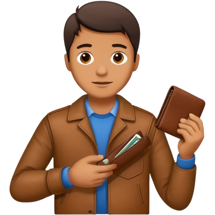 man taking out his wallet emoji