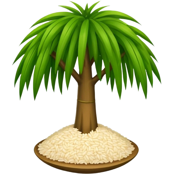 Draw me a rice tree emoji emoji