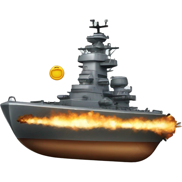 Battleship lunch missle emoji