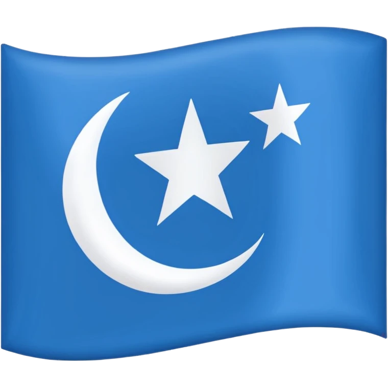 The flag of Awdal state in somalia emoji