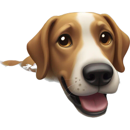 Dog swimming  emoji