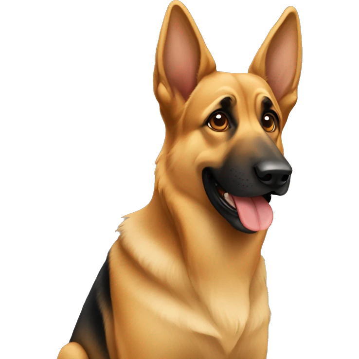 German shepard emoji