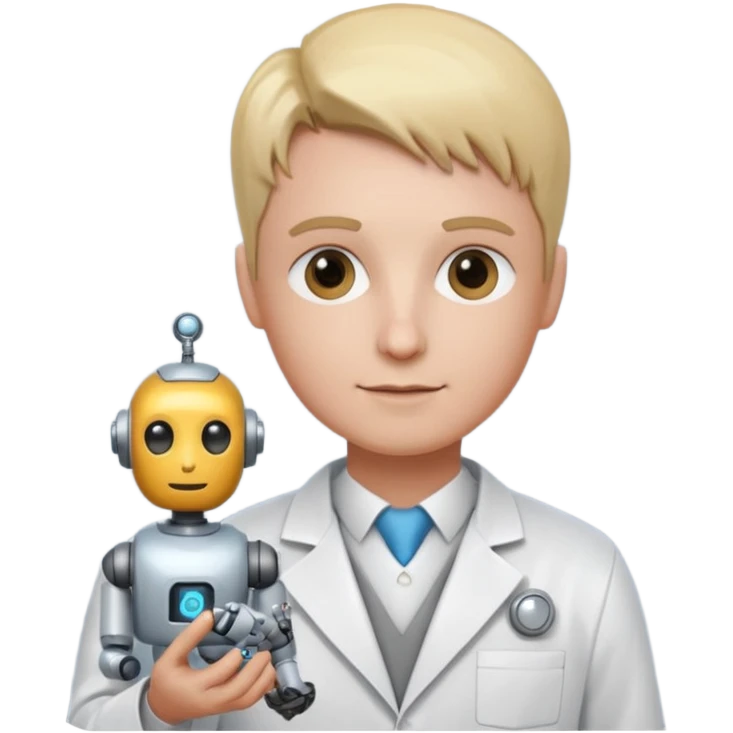 a robotics teacher emoji