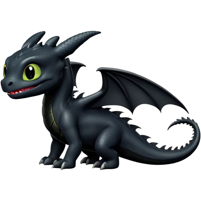 Toothless emoji