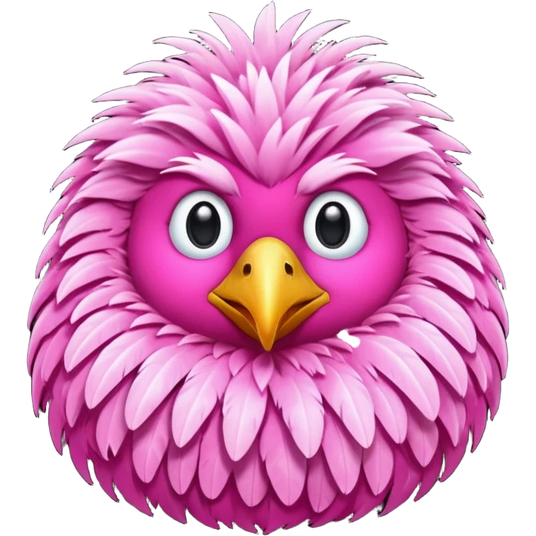 pink bird emoji