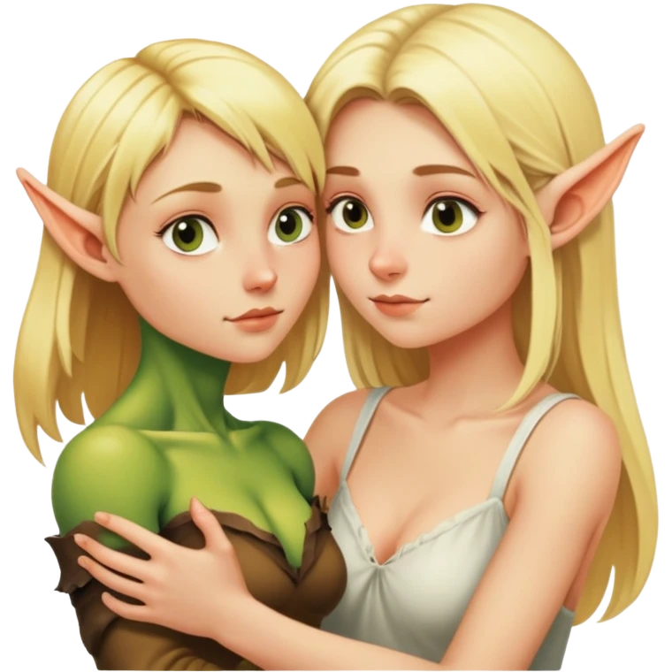 Blond Tall Girl Gets fucked By goblin  emoji