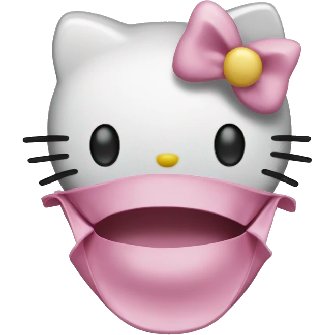 hello kitty money mouth emoji