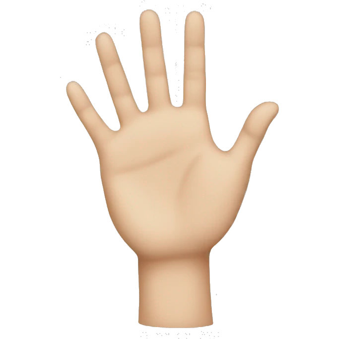 Hand emoji