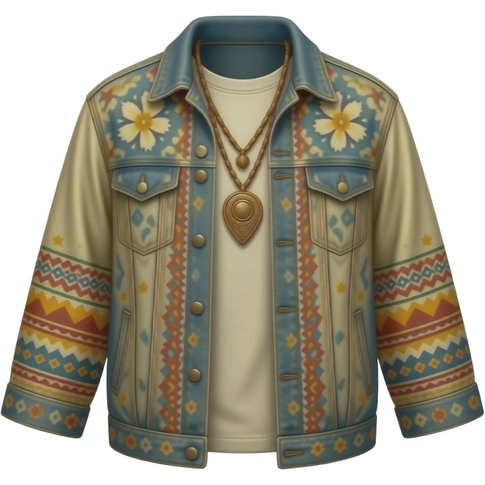just old hippie cloth emoji