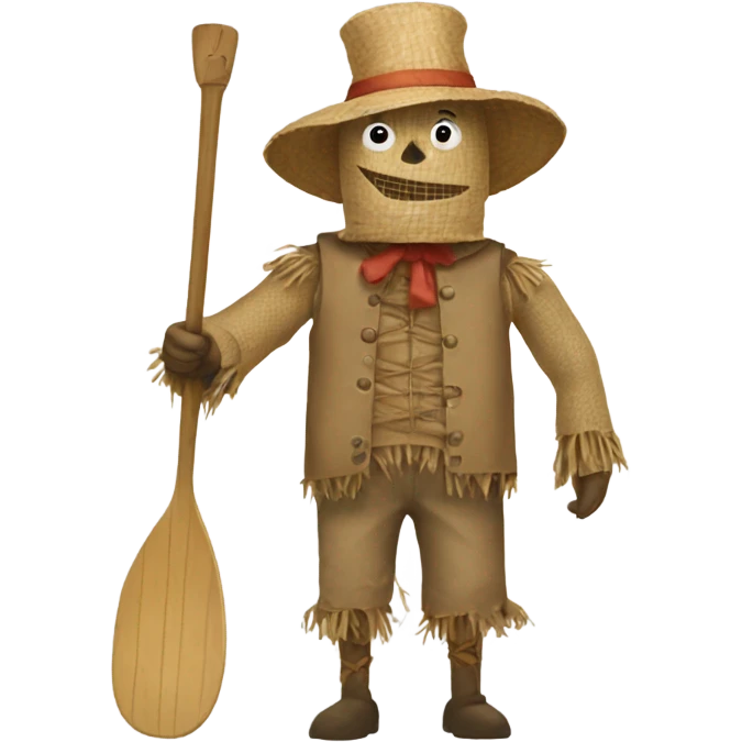Paddle Scarecrow emoji