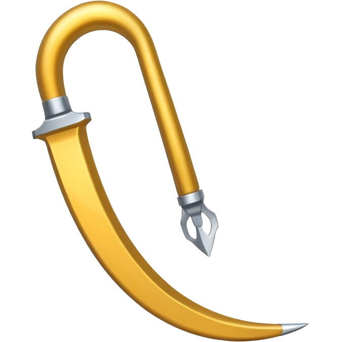 The sickle for mowing grass emoji